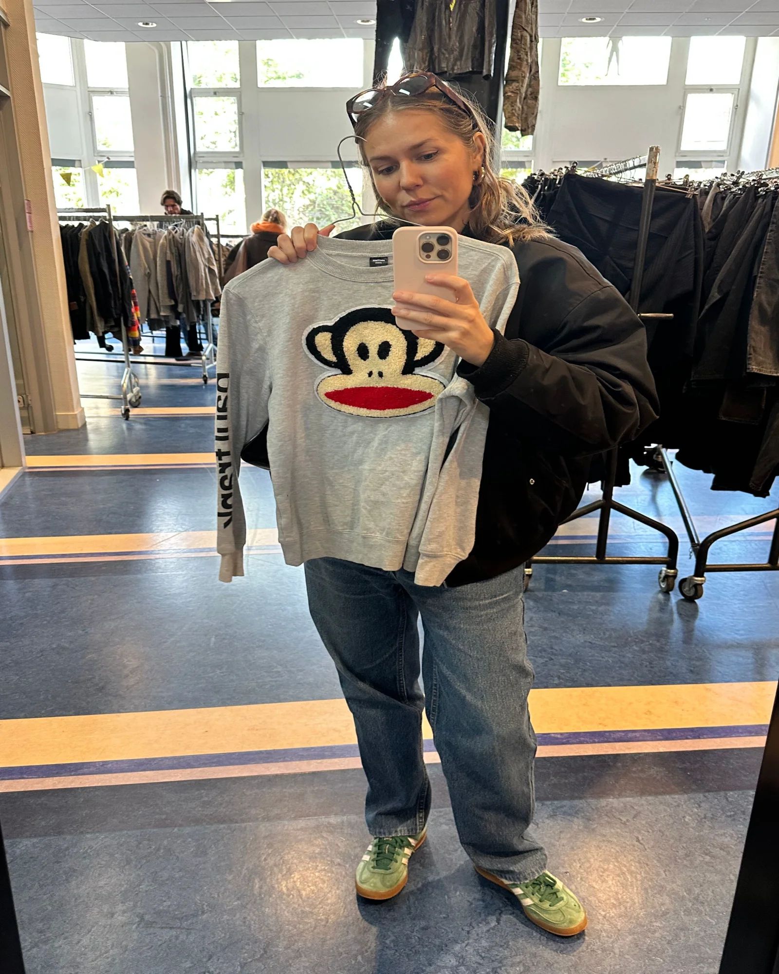 Dena in Kilo Kilo vintage store 